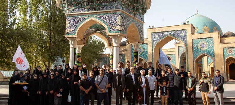 بدرقه کاروان زیارتی اربعین دانشجویان دانشگاه تربیت مدرس